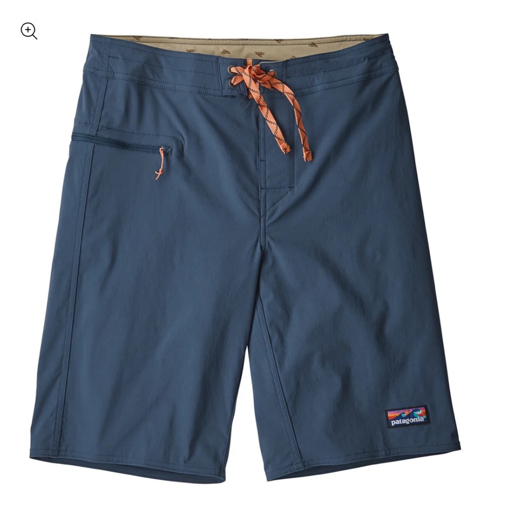 Patagonia Stretch Wavefarer Board Shorts Men's Blue Swim Shorts Trunks Sz 30